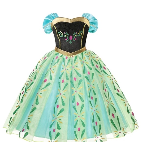 Girls Frozen 1- Anna’s Coronation Costume - Picture 1 of 5